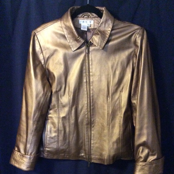 Coldwater Creek Jackets & Blazers - Coldwater Creek Leather Jacket size L
